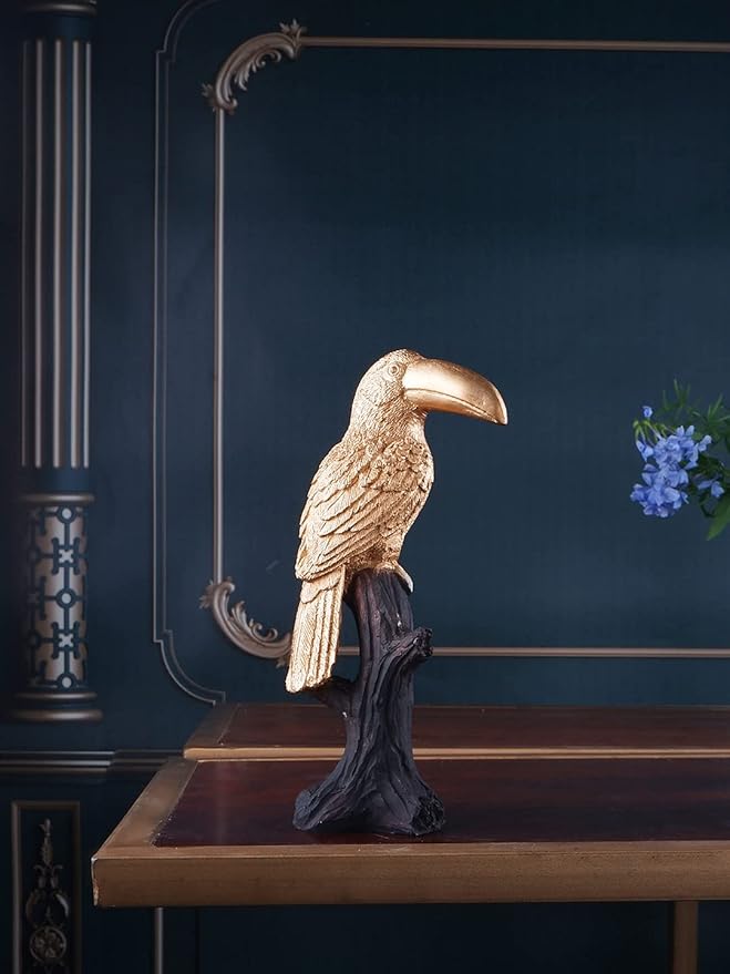 Premium Bird Figurine Bird Decor Decorative Birds - Outdoor and Indoor Bird Statues and Figurines