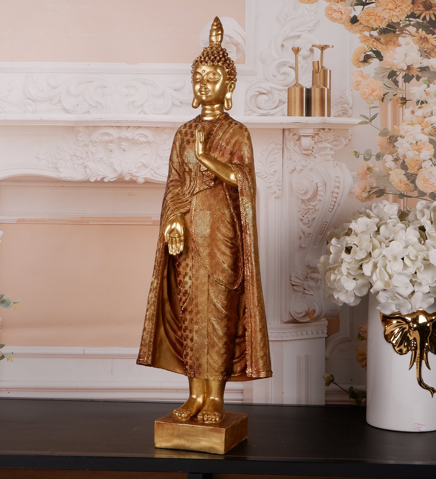 Golden Serenity The Great Buddha Showpiece