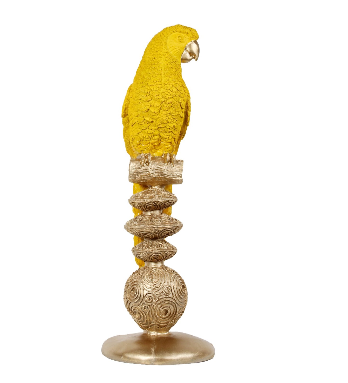 Colorful parrot showpiece is a vibrant and eye-catching decorative piece