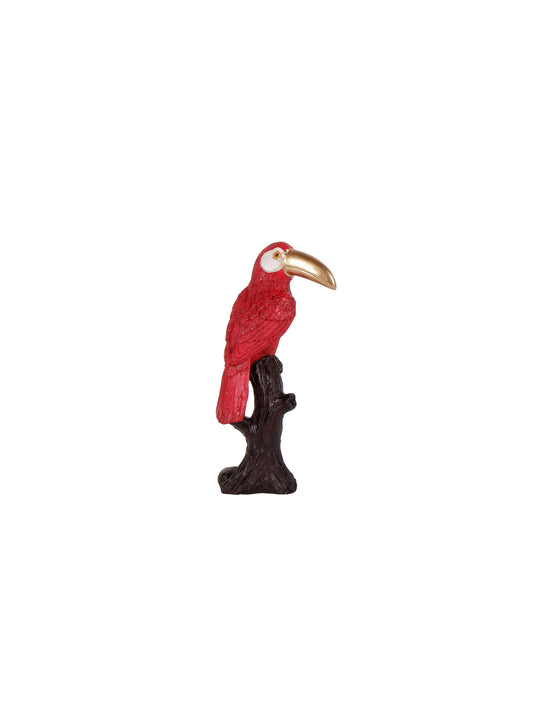 The white ink décor premium Bird Figurine
