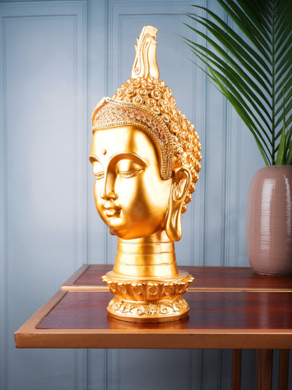 Premium Gold thai buddha head