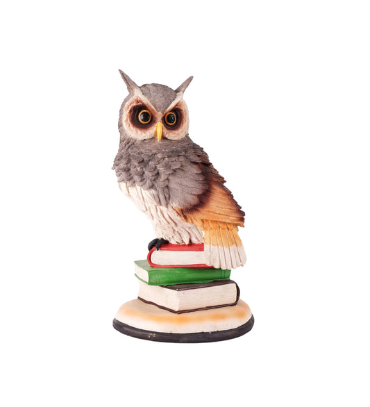 The white ink décor premium Owl figurine