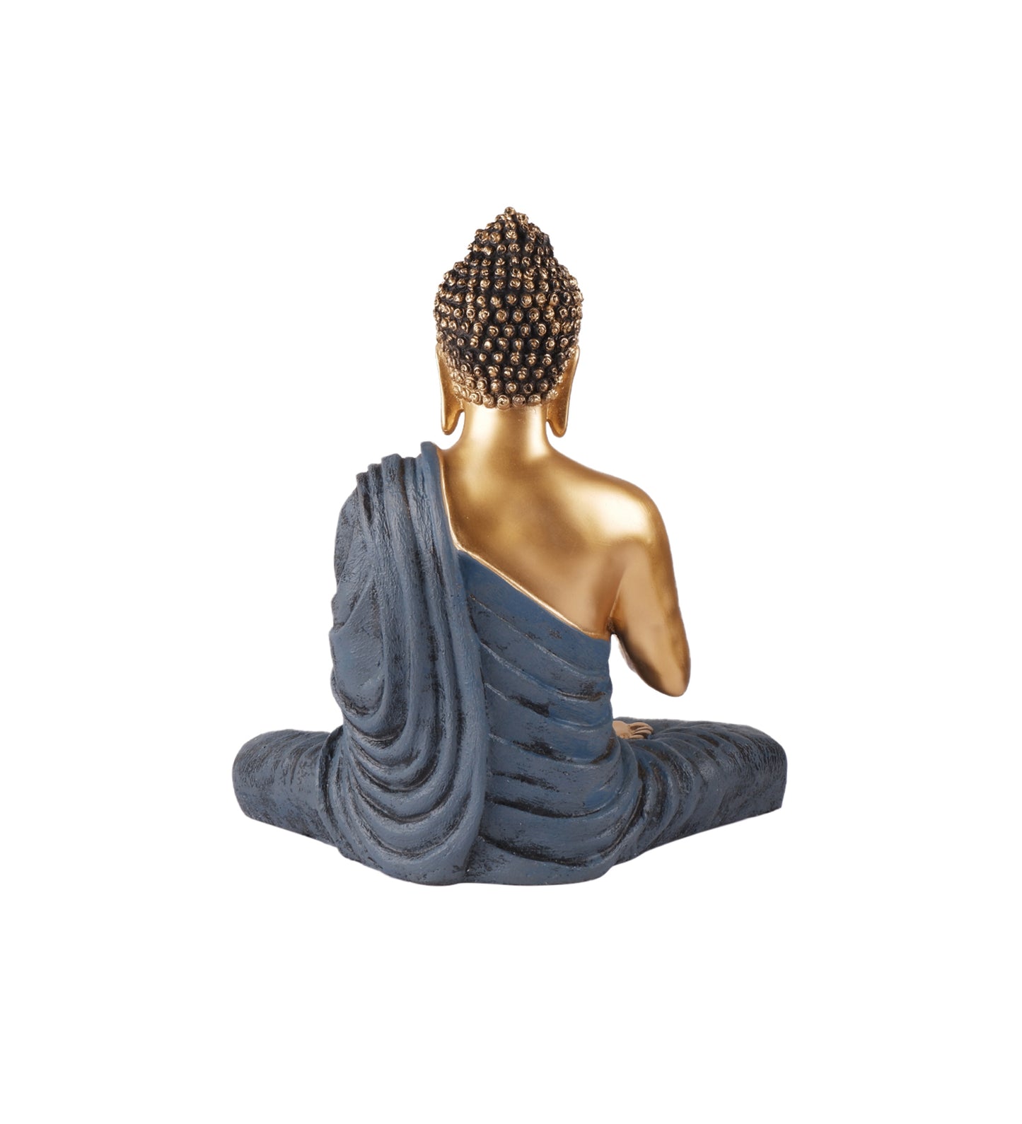 The white ink décor premium feng shui Meditating Buddha
