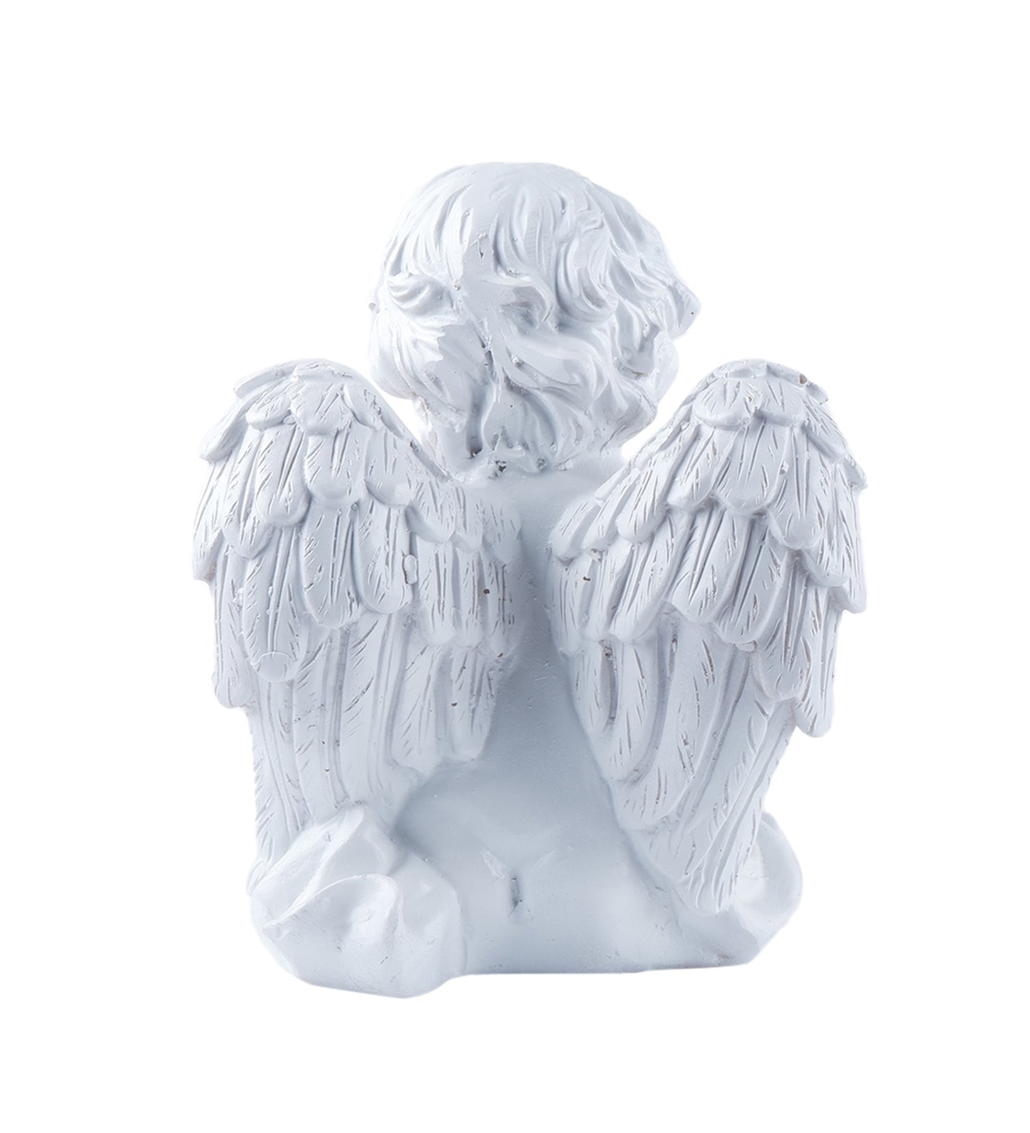 The white ink décor premium Cupid Figurine