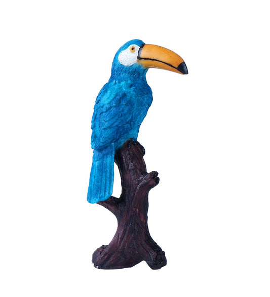 The white ink décor premium Bird Figurine