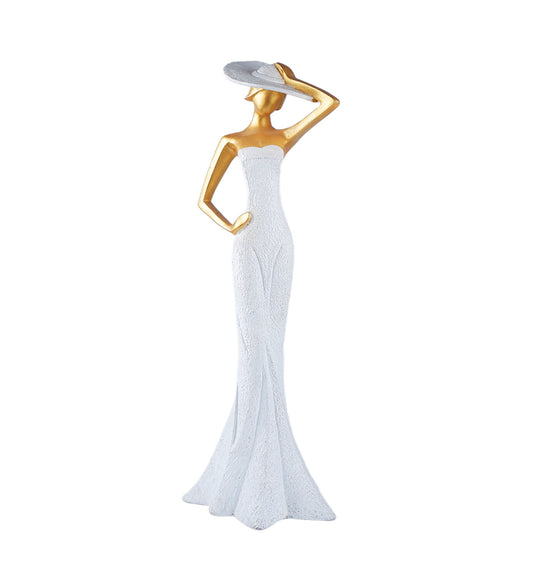The white ink décor premium Art Figurine