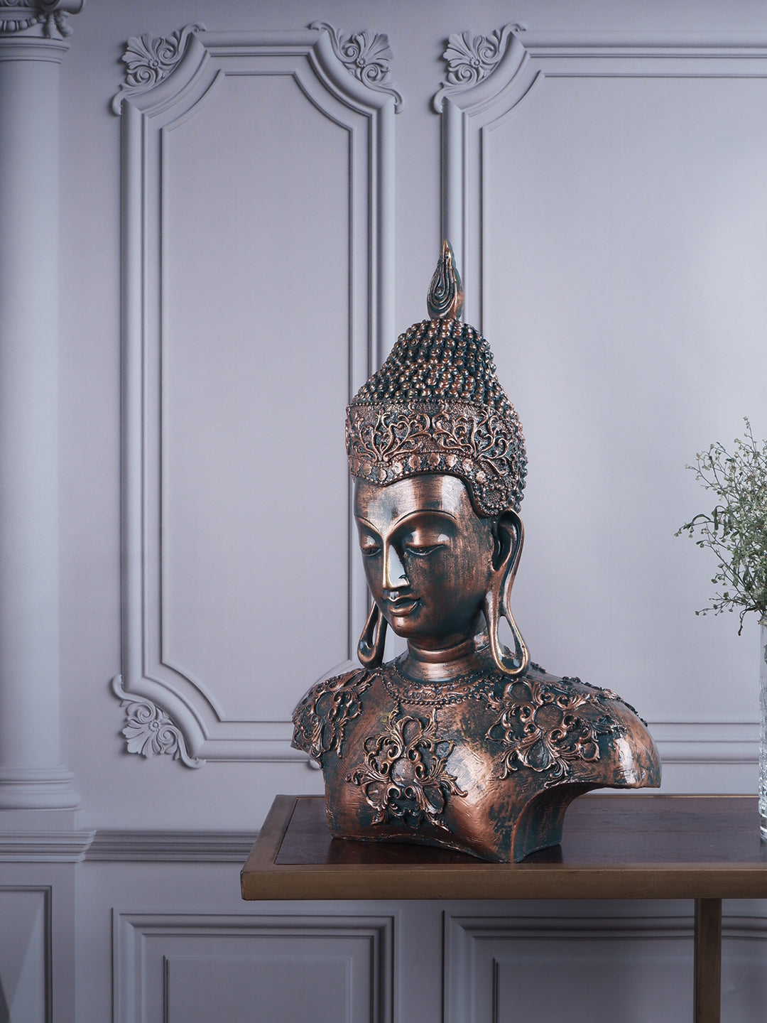 Premium meditating buddha figurine