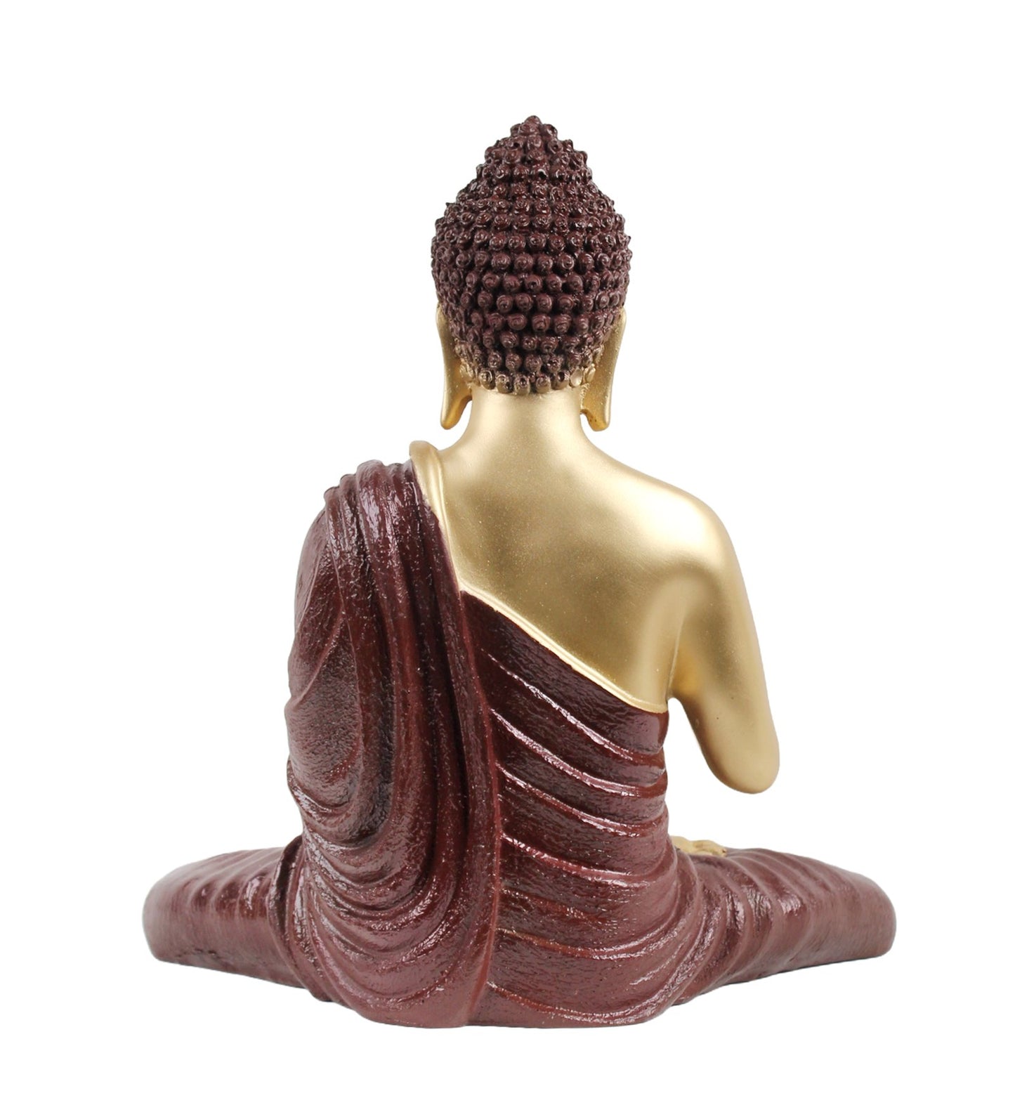 The white ink décor premium feng shui Meditating Buddha
